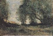 Jean-Baptiste-Camille Corot Landscape oil painting on canvas